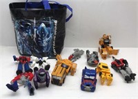 13 Transformers Toys In A