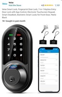 Veise Smart Lock, Fingerprint Door Lock, 7-in-1 K