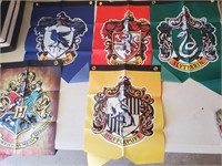 Small Harry Potter House Flags