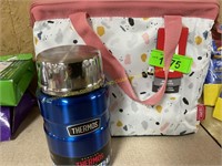 Thermos insulated lunch tote & thermos jar