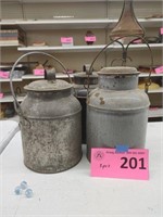 Metal Canisters Lot Of Three-(3)