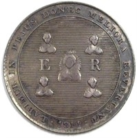 1811 1/2 Crown Token XF+ Great Britain