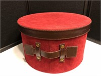Vintage Large Red Hat Box