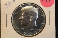 1970-S Proof Silver Kennedy Half Dollar