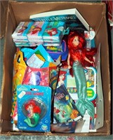 Large New Disney Little Mermaid Collectibles Lot