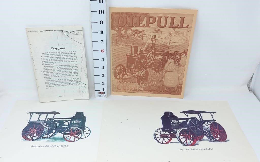 Oil Pull Tractor Operator's Manuals, Reference &