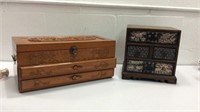 Vintage Asian Style Jewelry Boxes K13B