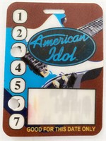 American Idol Laminate Backstage Pass