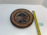 Vtg Mexican Pottery Plate