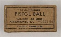 Pistol Ball .45 Box