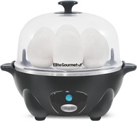 (U) Elite Gourmet EGC710DKG Rapid Egg Cooker, 7 Ea