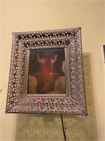 Vintage Lighted Religious Frame