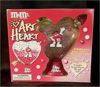 M&Ms Candy Art Heart NIB