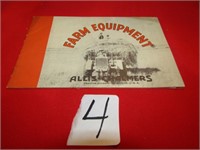 51/2" X81/2" ALLIS CHALMERS SALES BOOKLET FOR U,UC