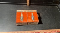 AUTOLITE NO 36 and 156 SPARKPLUGS NOS BOXES ARE