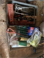 2 HAND SAWS AIR PUMP TOOLS WEATHER SEAL AND MORE