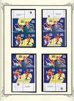 Circus stamps 4 plate blocks 16 x 29 cent stamps