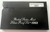1993 US Mint Silve Proof Set