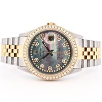 Rolex DateJust Two Tone 1.50ct Diamond 36 Watch