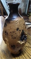 Burl Wood Bud Vase