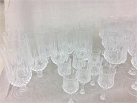 Set of 54 Crystal Stemware & Glassware