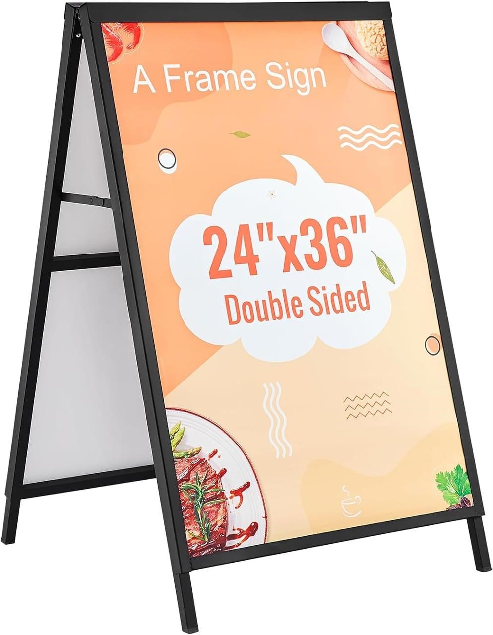 VEVOR 24x36 Inch A Frame Sidewalk Sign Holder