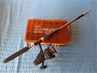 Browning 510 Reel on Silver Eagle Rod & Tackle Box