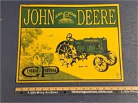 JOHN DEERE TIN SIGN