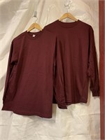 2-long sleeve shirts men’s size 2xl