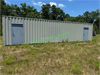 40' Shipping Container Built for Mobile Office