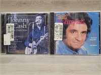 (2) Sealed Johnny Cash CDs