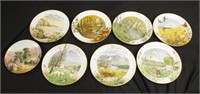Seven Royal Worcester collectors plates
