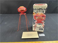 Repro Tin Litho Martian Invader Toy