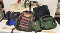 Canvas Carry Bags & Lower Back Carry Pack