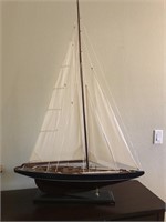 Wooden Sailboat  Model
