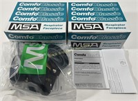 (2) New MSA ComfoClassic Respirator Face-piece