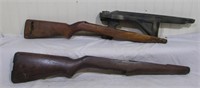 (3) Rifle Stocks – Walnut M1 Garand and (2) M1