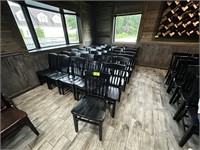 BLACK WOODEN CHAIRS
