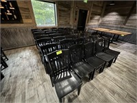 BLACK WOODEN CHAIRS