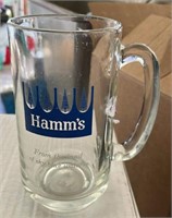 Vintage hamms beer glass & Can Coolers