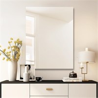 $120  Bathroom Vanity Mirror 28 x 36, Frameless