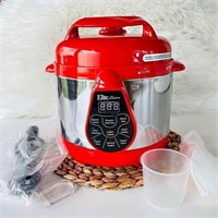 PREASSURE COOCKER 2 QT RED COLOR ELITE BISTRO