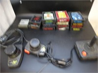 Vintage Atari Games & Controllers -  Not tested