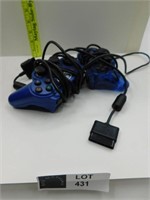2 PLAY STATION GAME CONTROLLERS