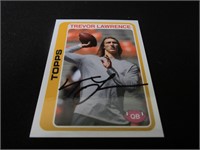 2021 TOPPS X TREVOR LAWRENCE AUTOGRAPH RC