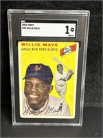 1954 Topps Willie Mays #90 SGC 1 PR