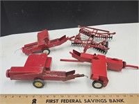 IH & New Holland Metal Toy Farm Implements