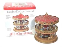 Mr. Christmas Double Decker Carousel w/ Box