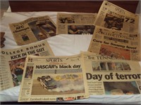 Lot of World Events Newspaper Articles - Vintage