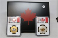 2023 RP70 Canada 1oz gold&silver coins See Notes!